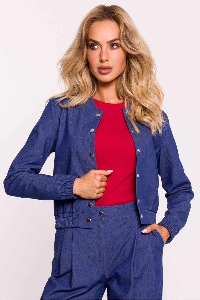 Jacheta model 199677 Moe albastru