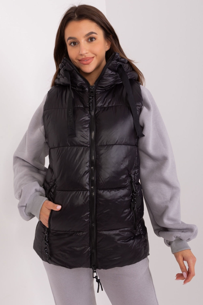 Kamizelka Model D50048X80113A2 Black - Sublevel negru