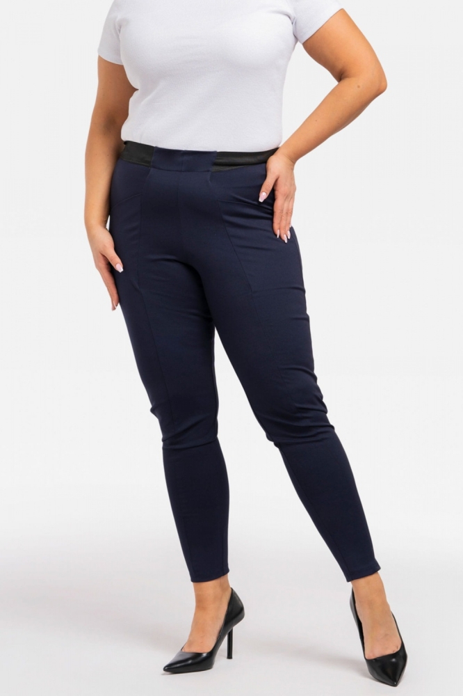 ~Legginsy plus size model 195035 Karko Bleumarin