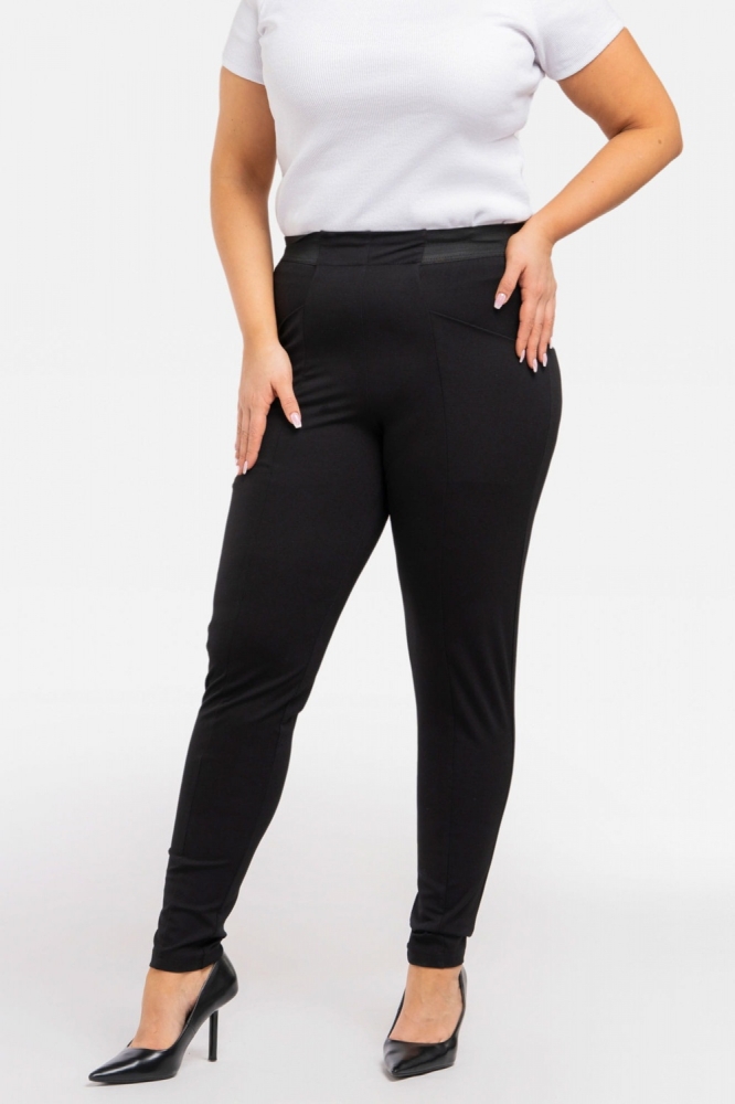 ~Legginsy plus size model 195036 Karko negru