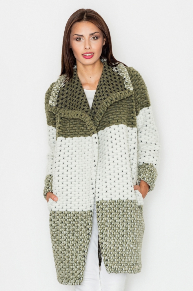 Palton model 111503 Figl verde