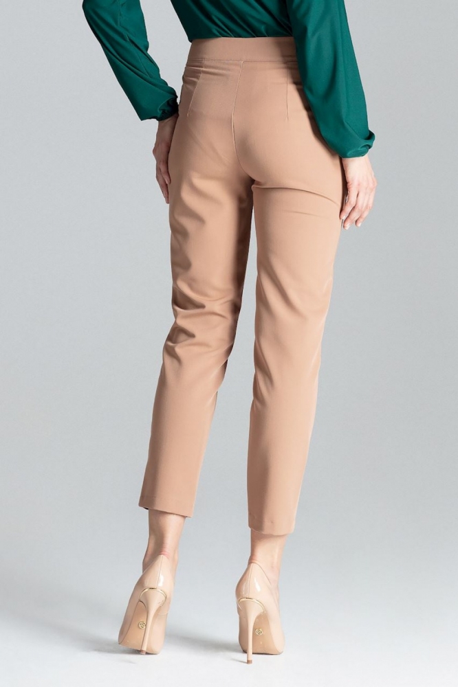 Pantaloni lungi office Model 130969 Lenitif maro