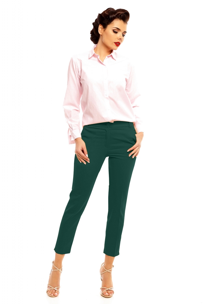 Pantaloni eleganti Model 140606 Cabba verde