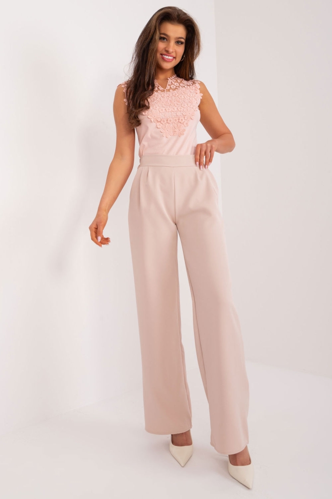 Pantaloni de dama model 194437 Rue Paris bej
