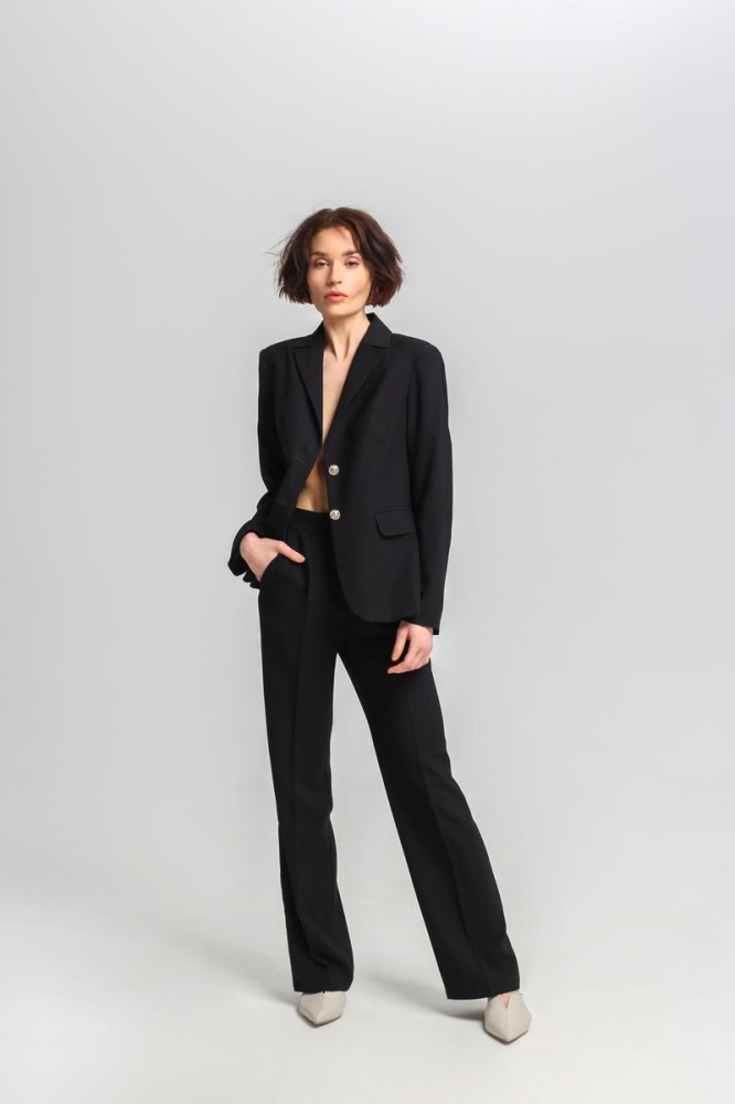 Pantaloni de dama model 196808 MKM negru