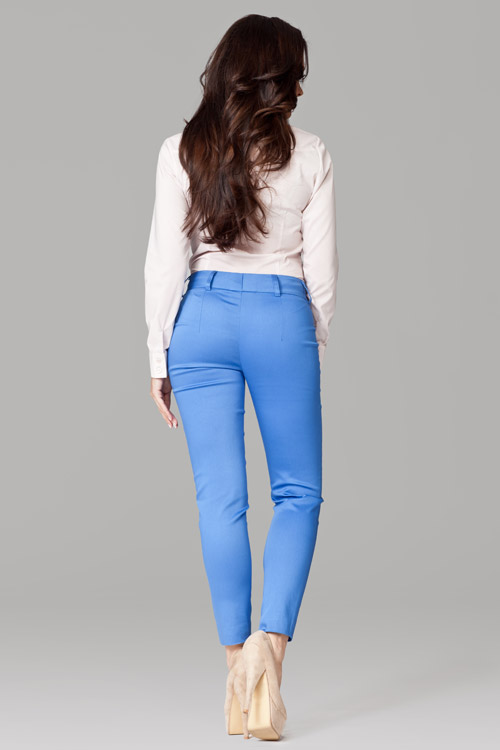 Pantaloni office Model 25367 Figl albastru