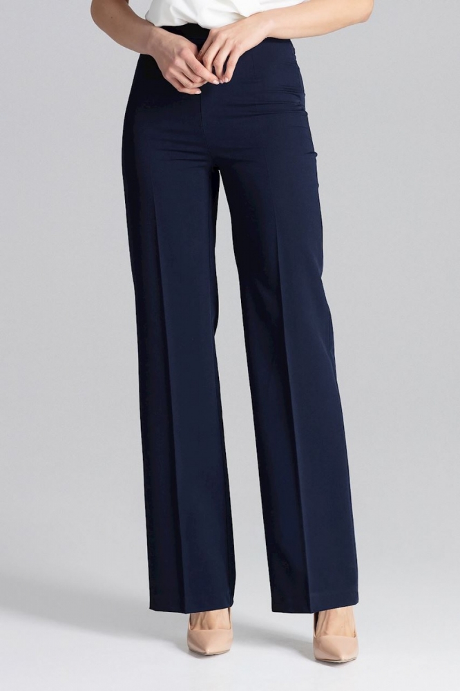 Pantaloni lungi model 129777 Figl Bleumarin