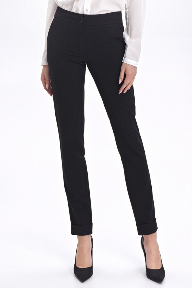 Pantaloni lungi model 144544 Colett negru
