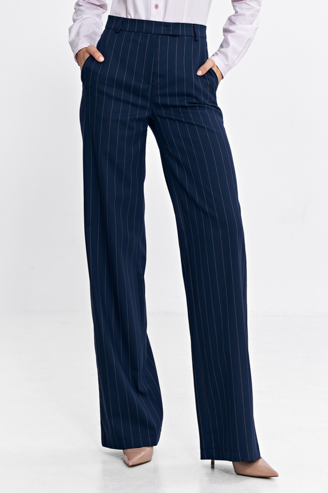 Pantaloni lungi model 200390 Nife Bleumarin