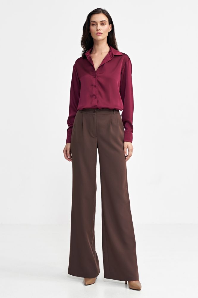 Pantaloni lungi model 200391 Nife maro