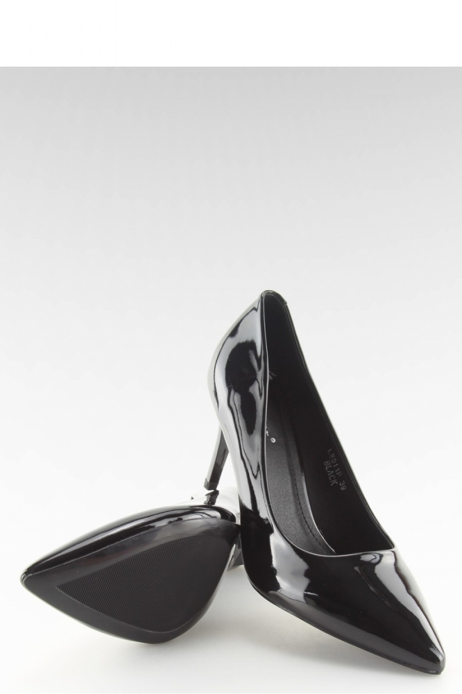 Pantofi cu toc subtire (stiletto) model 125779 Inello negru