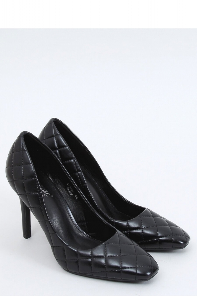 Pantofi cu toc subtire (stiletto) model 152253 Inello negru