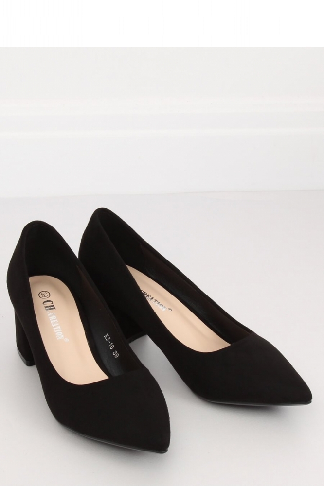Pantofi dcu toc gros model 134283 Inello negru