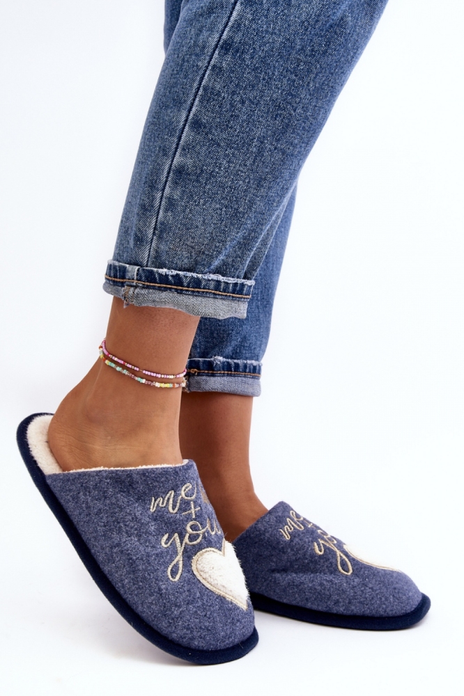 Papuci model 189103 Step in style Bleumarin