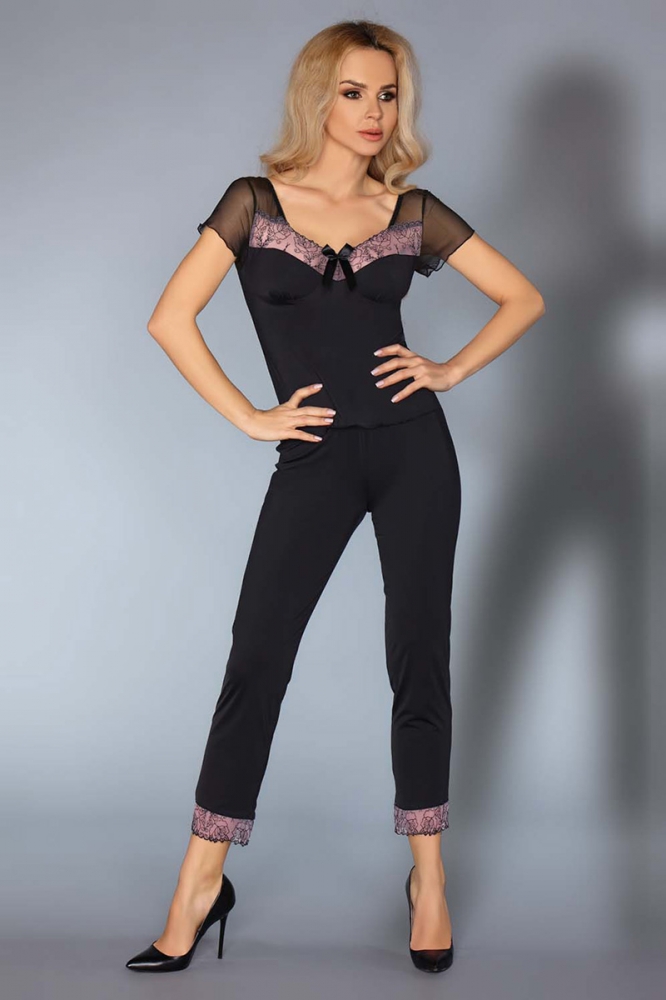 Pijama model 113942 Livia Corsetti Fashion negru
