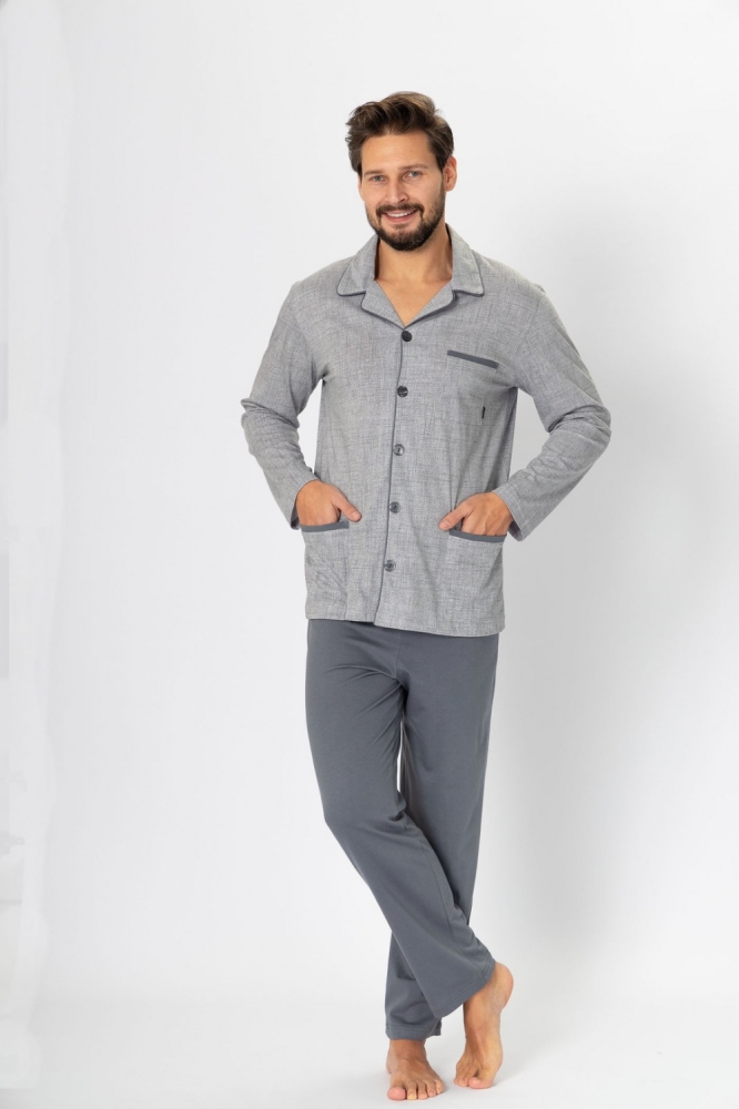 Pijama model 188573 M-Max gri