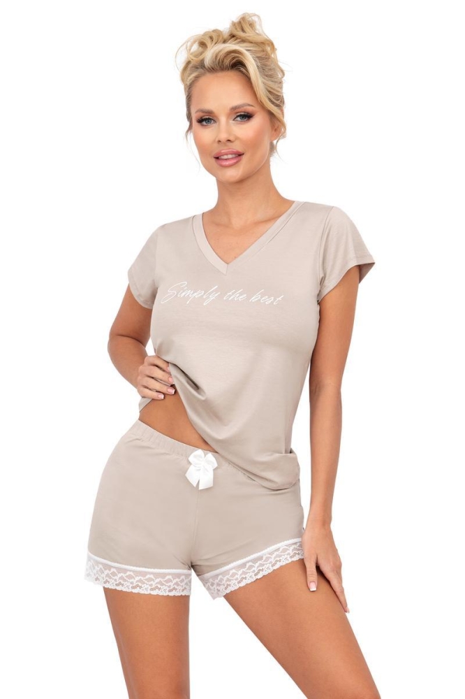 Pijama model 196496 Donna bej