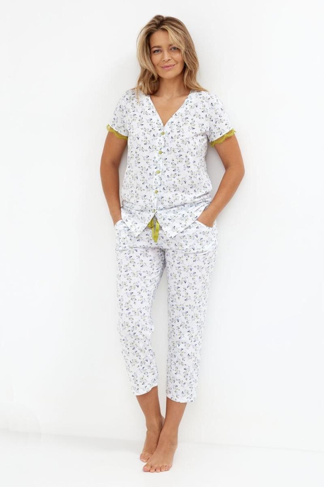 Pijama model 197007 Cana alb