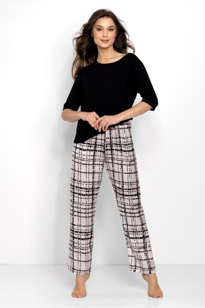 Pijama model 199024 Momenti Per Me negru