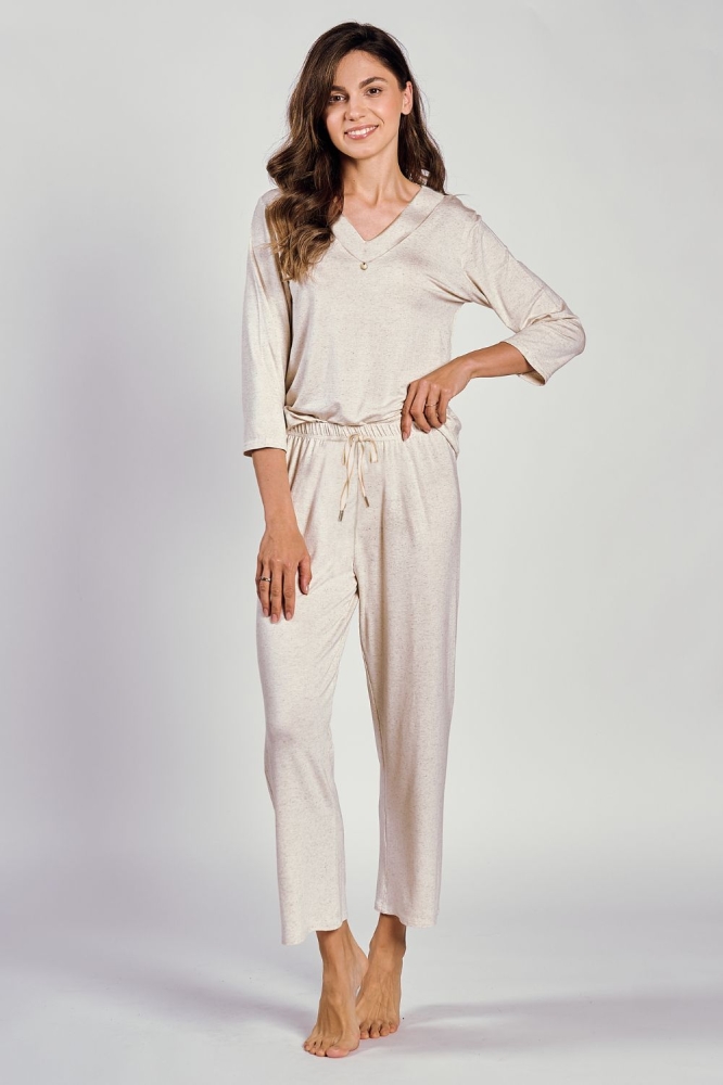Pijama model 199030 Taro bej