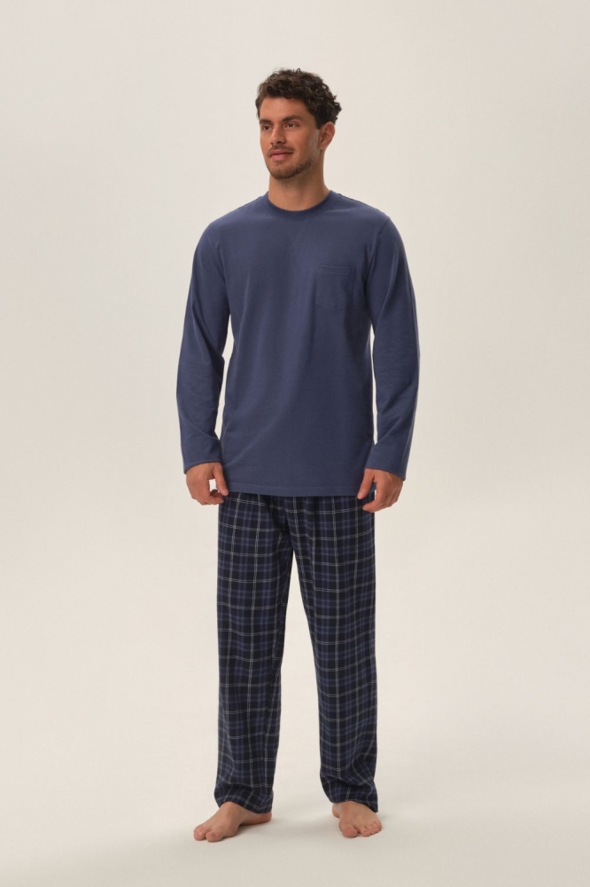 Pijama model 199379 Henderson albastru