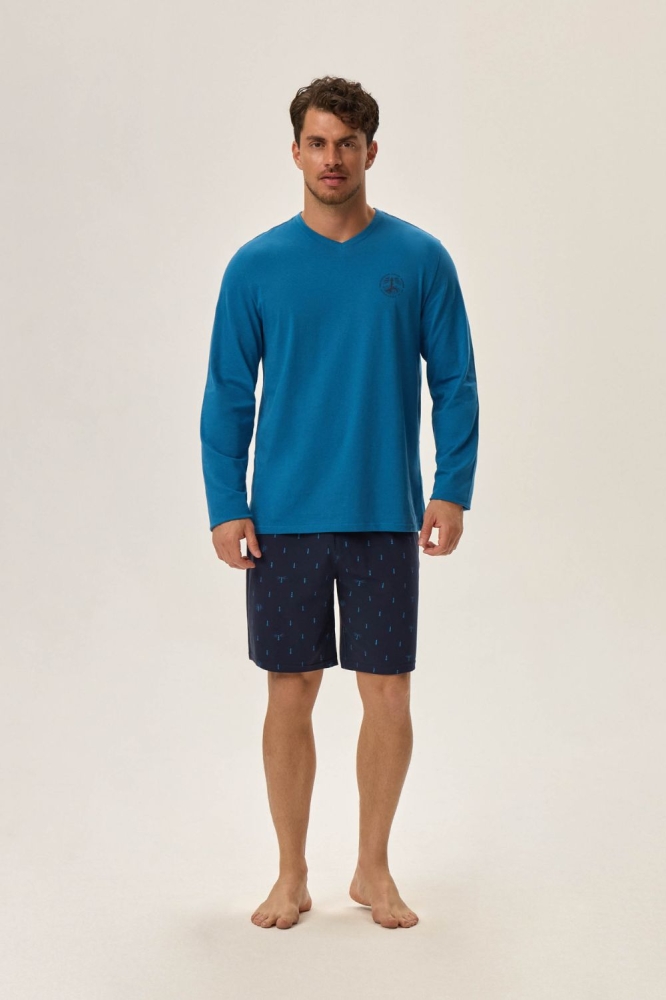 Pijama model 199742 Henderson albastru