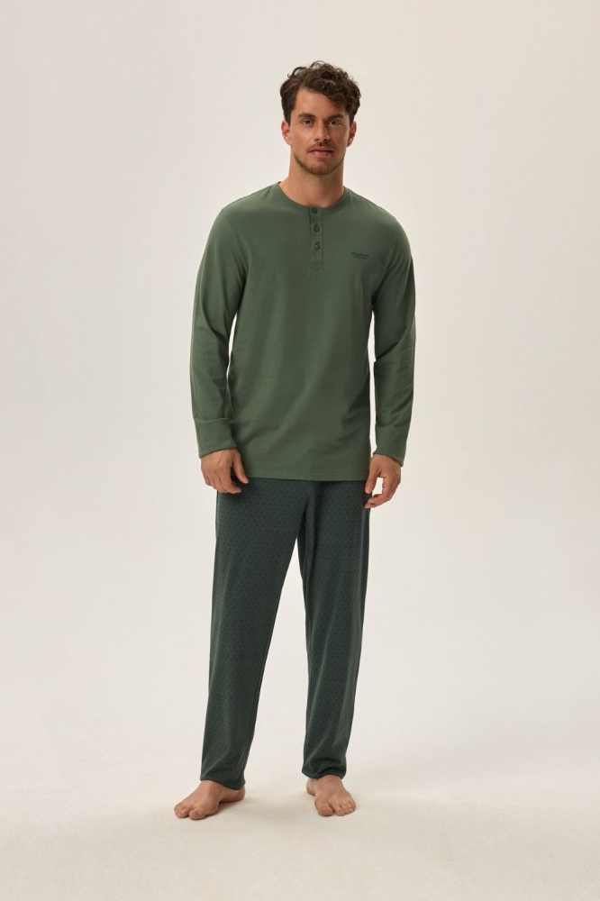 Pijama model 199748 Henderson verde