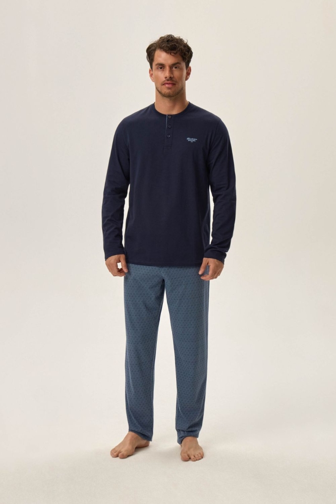 Pijama model 199749 Henderson Bleumarin