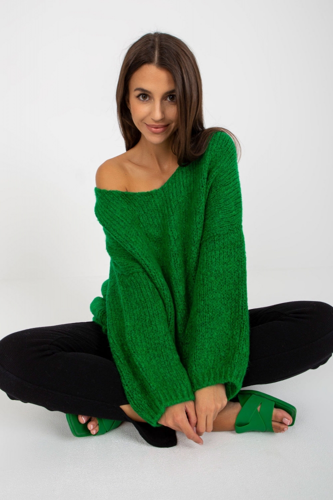 Pulover model 170537 Rue Paris verde