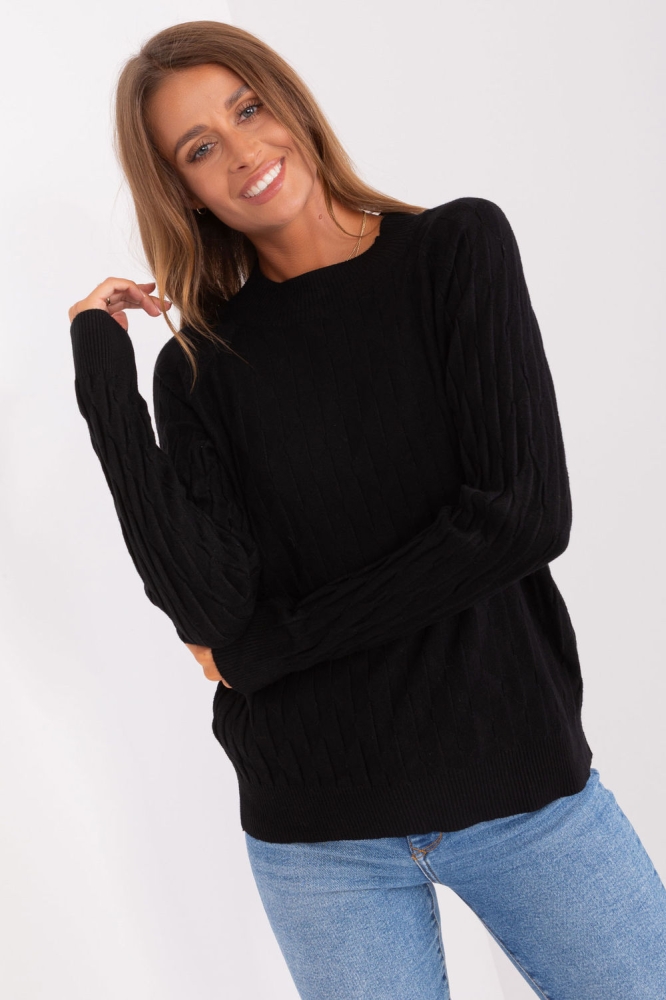 Pulover model 186827 AT negru