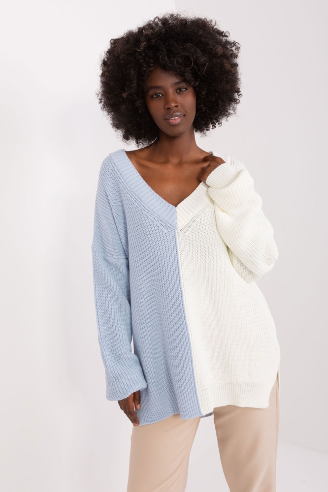 Pulover model 190761 Badu bej