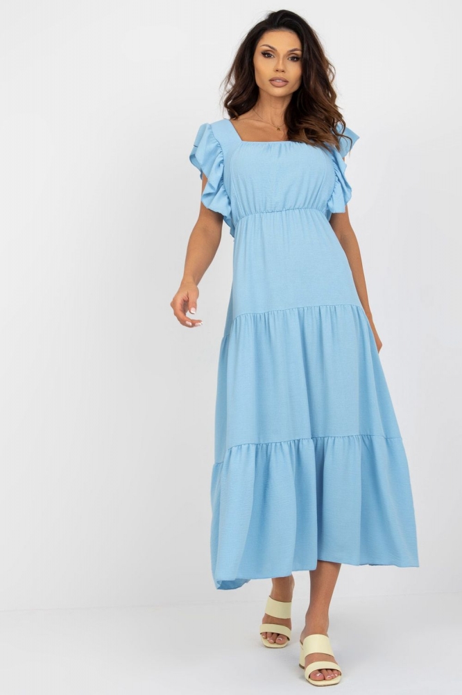 Rochie de zi model 179738 Italy Moda albastru