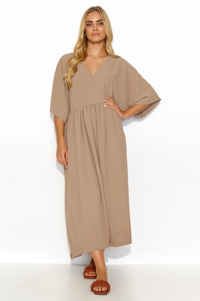 Rochie de zi model 195017 Makadamia bej