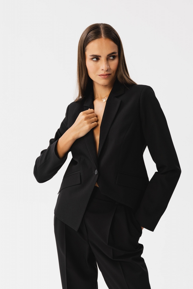 Sacou model 185107 Stylove negru
