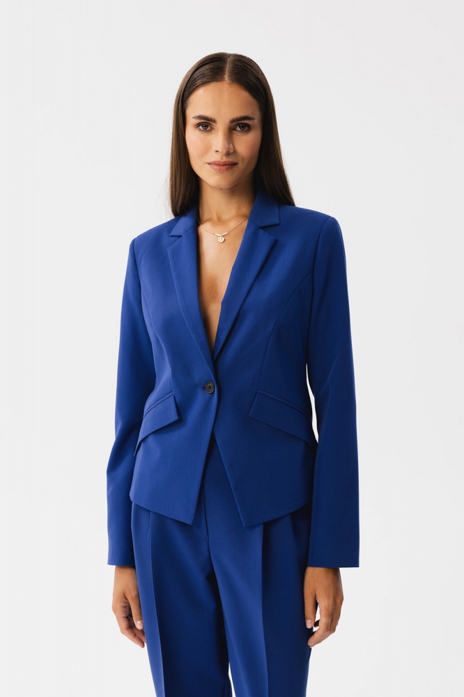 Sacou model 185108 Stylove albastru