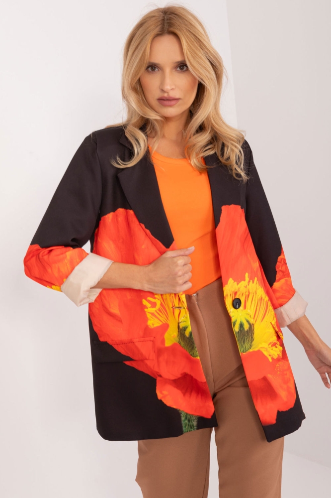 Sacou model 193334 Italy Moda negru