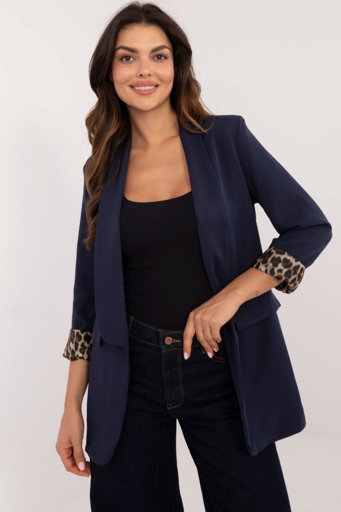 Sacou model 200987 Italy Moda Bleumarin