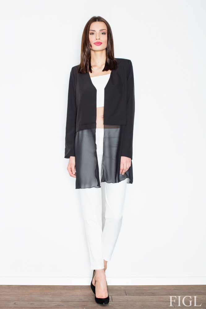 Sacou model 52609 Figl negru
