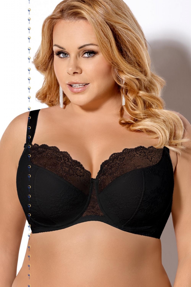 Semi-soft model 109530 Gorsenia Lingerie negru