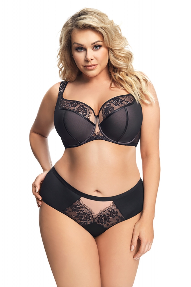 Semi-soft model 158893 Gorsenia Lingerie negru