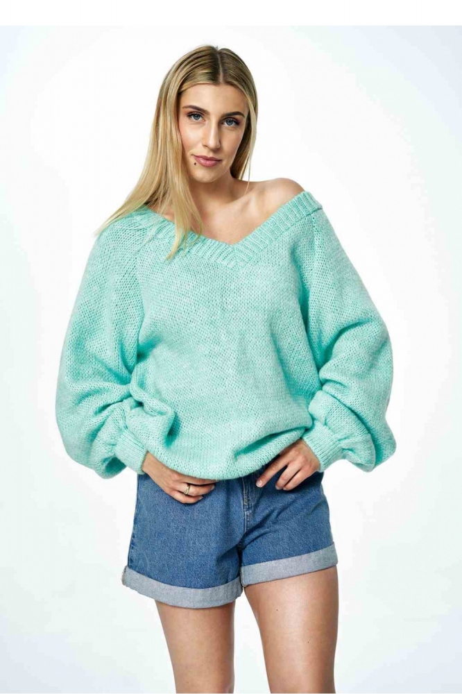 Sweter Damski Model M898 Mint - Figl verde