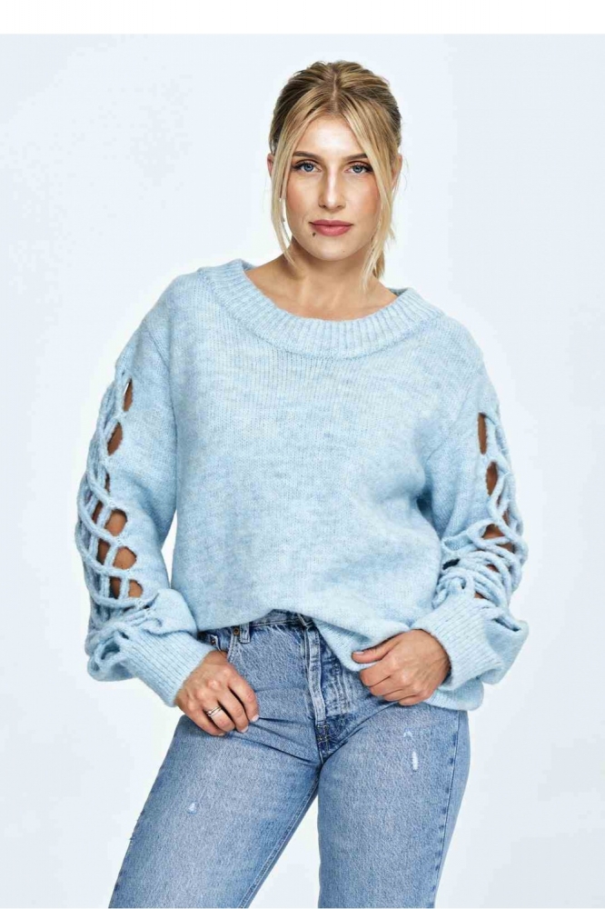 Sweter Damski Model M908 Blekit - Figl albastru