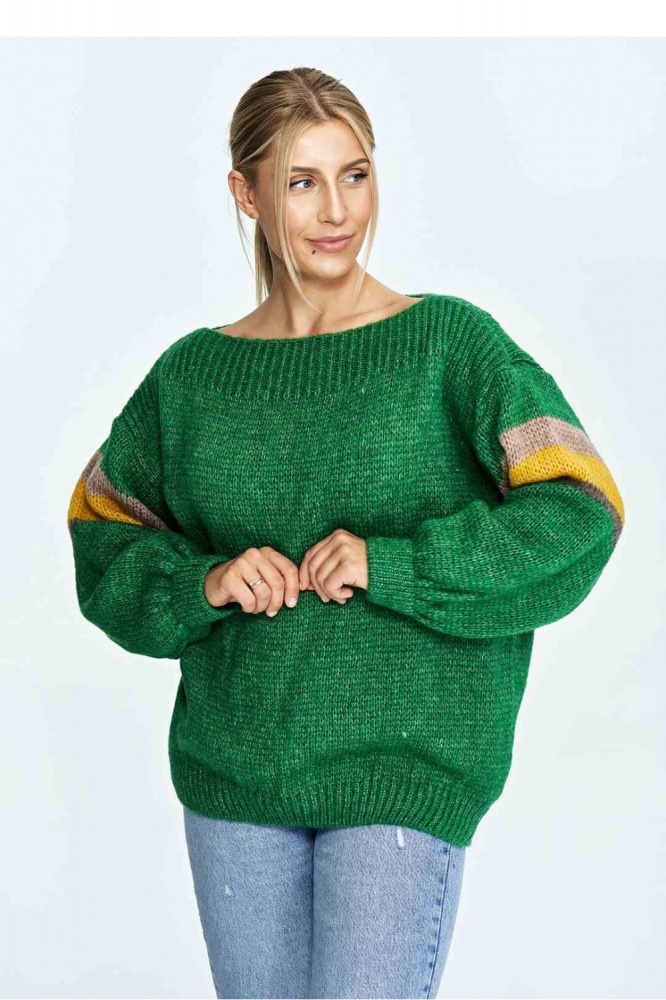 Sweter Damski Model M909 Green - Figl verde