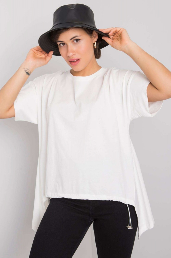 Tricou model 178085 Rue Paris alb