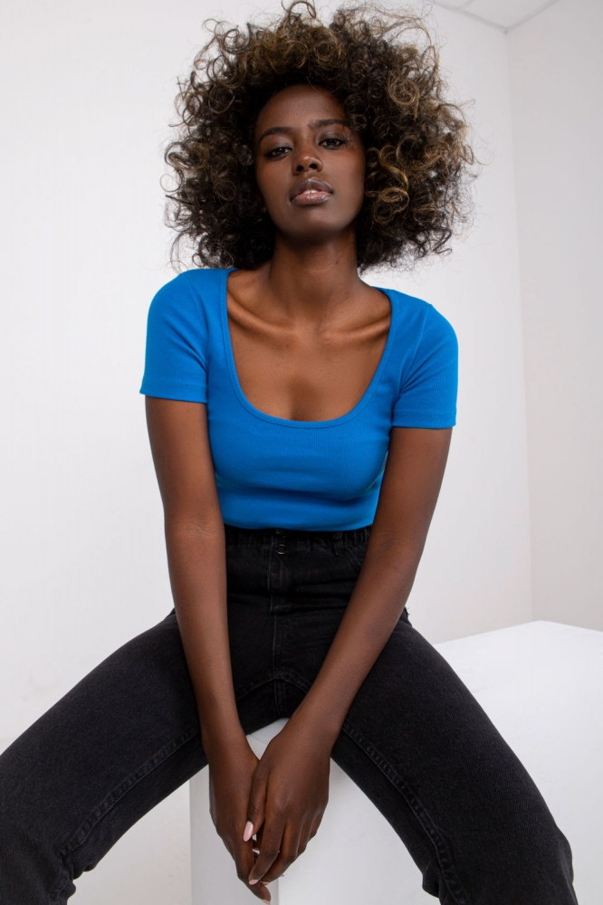 Tricou model 178097 Rue Paris albastru