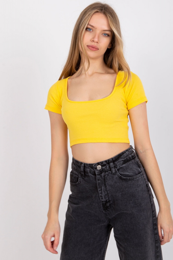 Tricou model 178099 Rue Paris galben