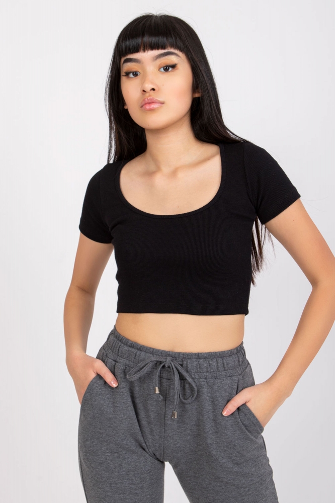 Tricou model 178102 Rue Paris negru