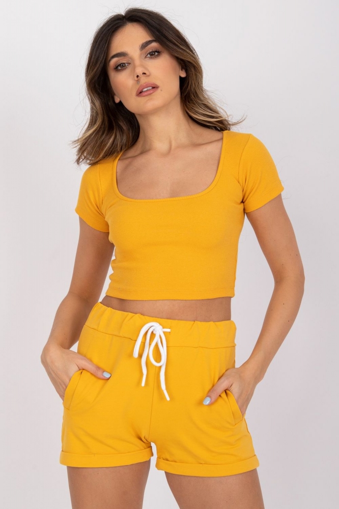 Tricou model 178105 Rue Paris portocaliu