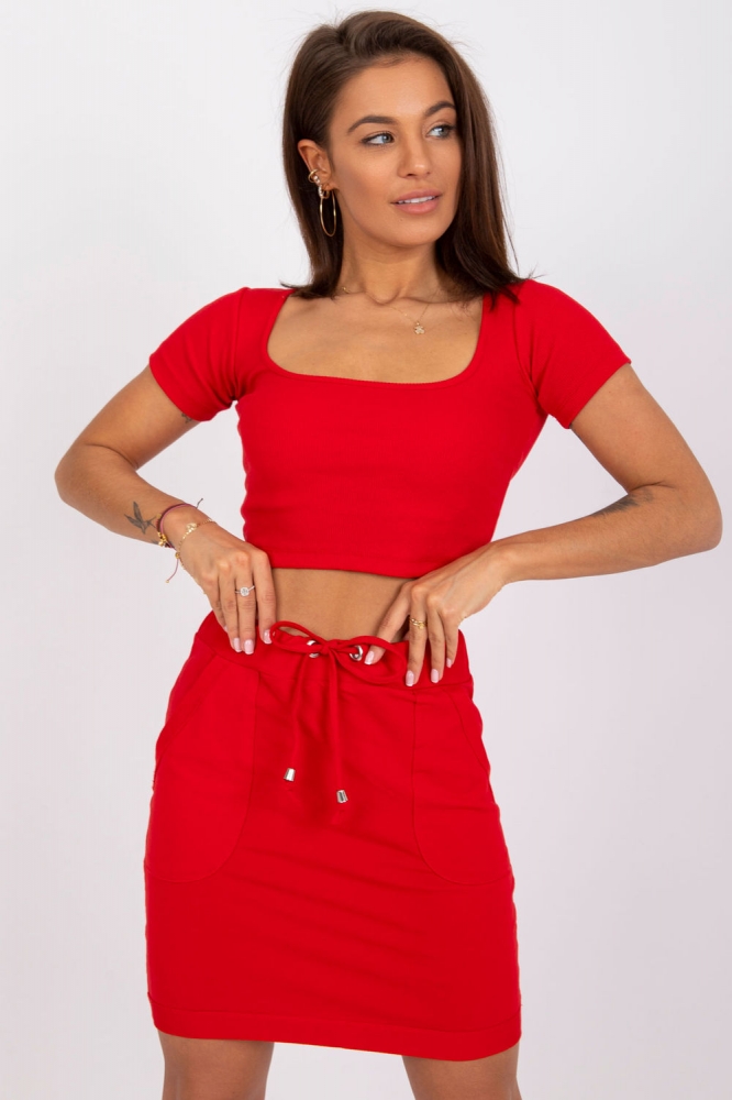 Tricou model 178106 Rue Paris rosu