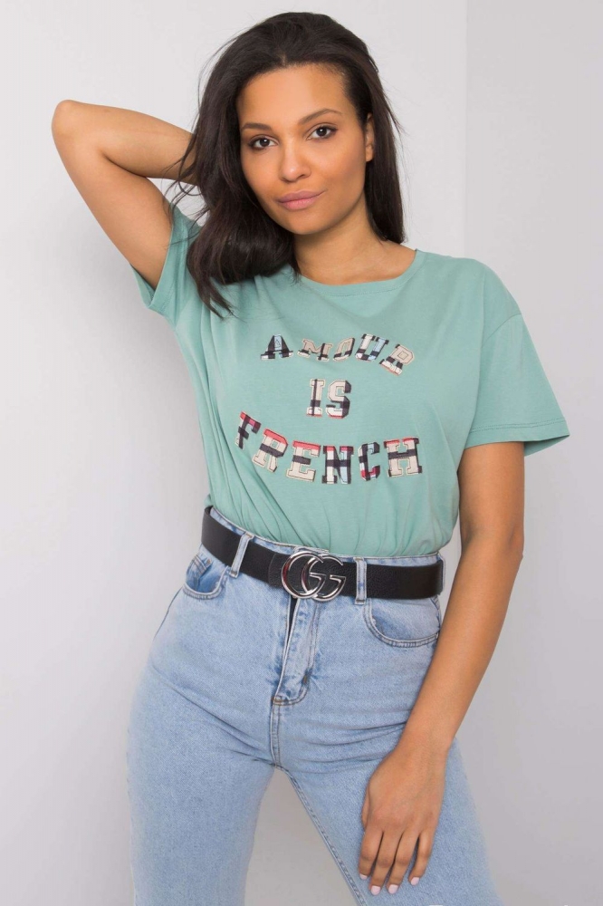 Tricou model 182770 Fancy verde